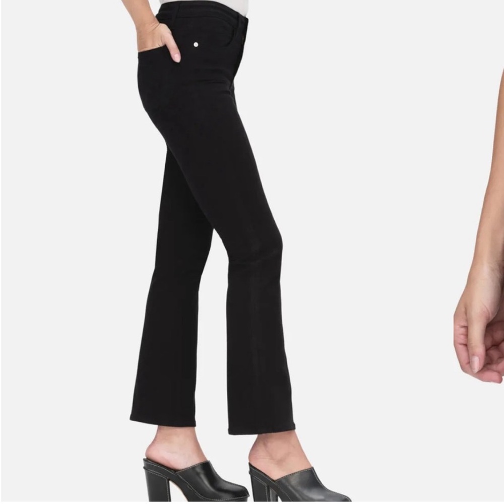 Le Crop Mini Boot in Film Noir